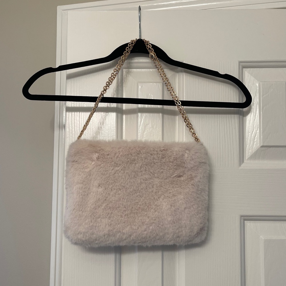 Faux Fur Shoulder Bag